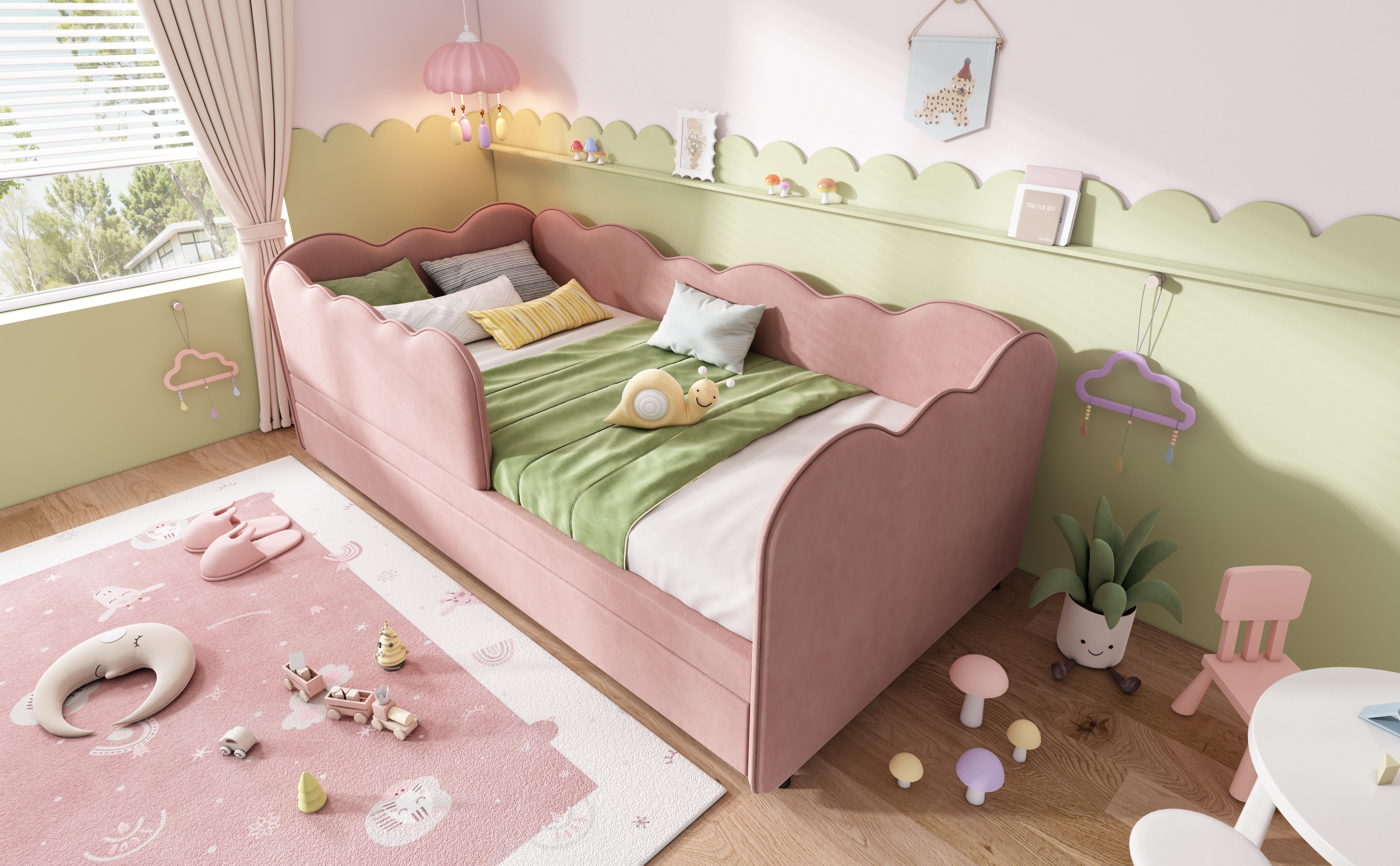 Détail du lit banquette