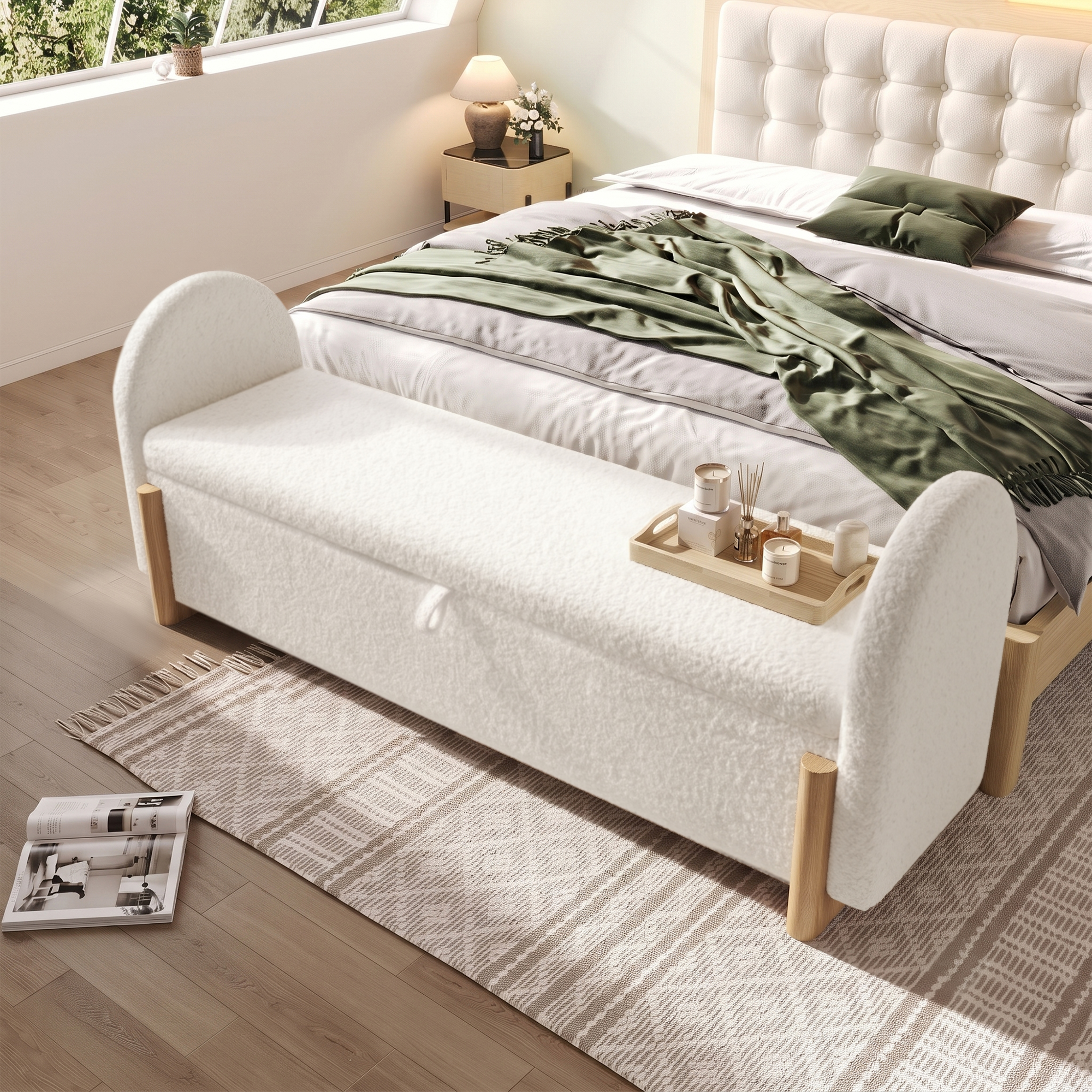 utilisable comme siège, rangement ou objet déco