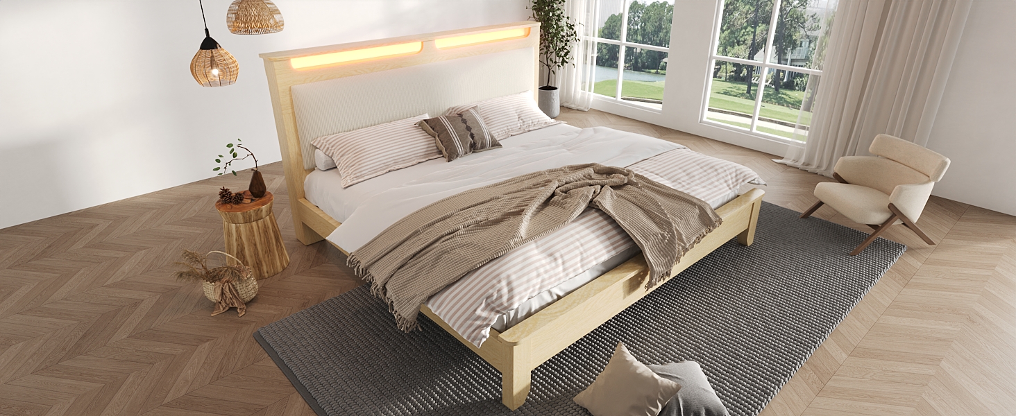 Détail du lit double