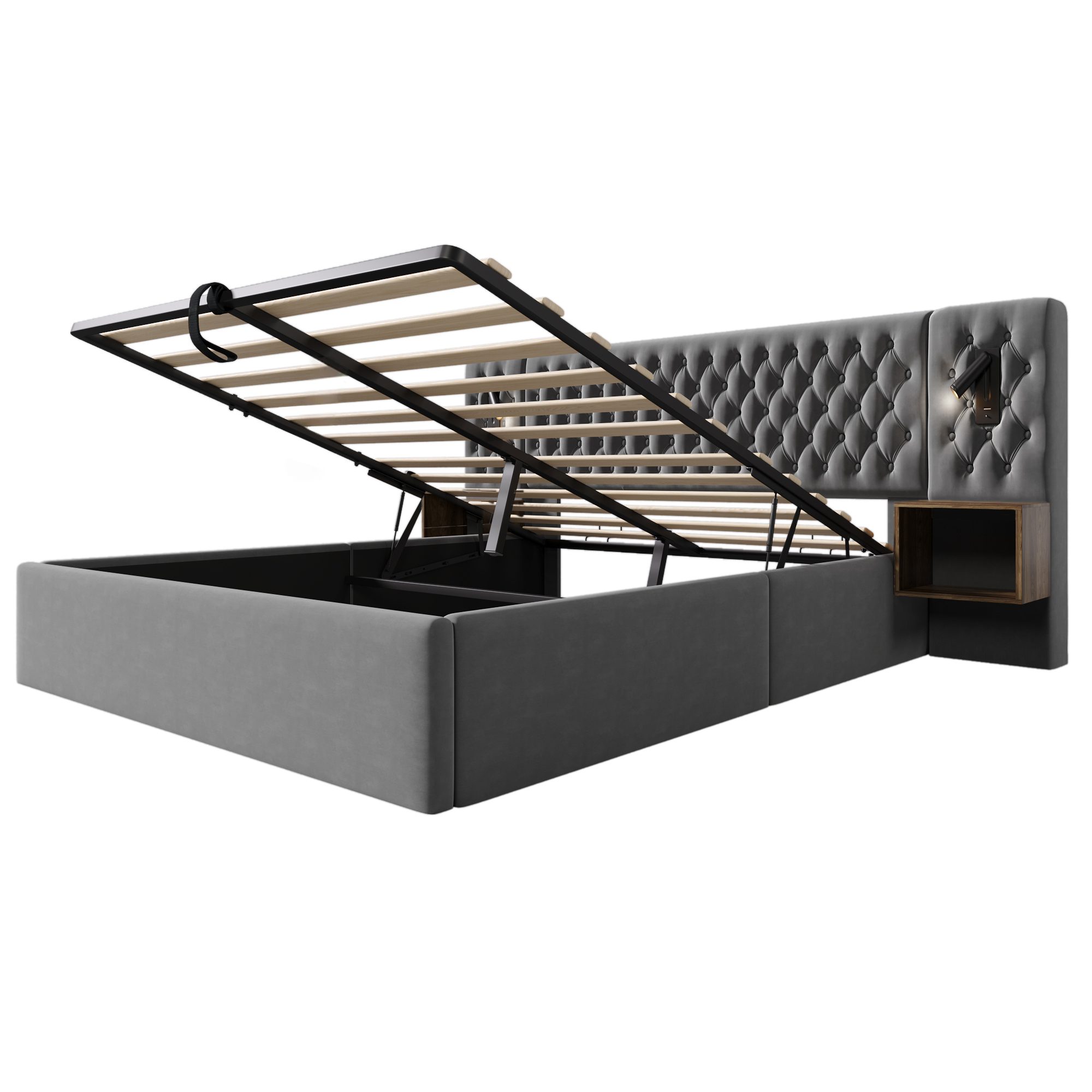 (=AB30260567G)Bettanlage Schlafzimmer Komplett Set