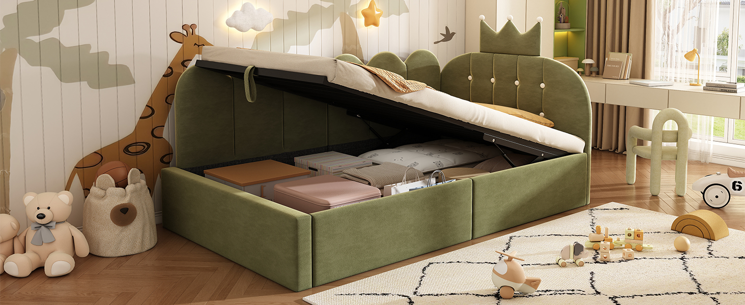 Détail du lit banquette