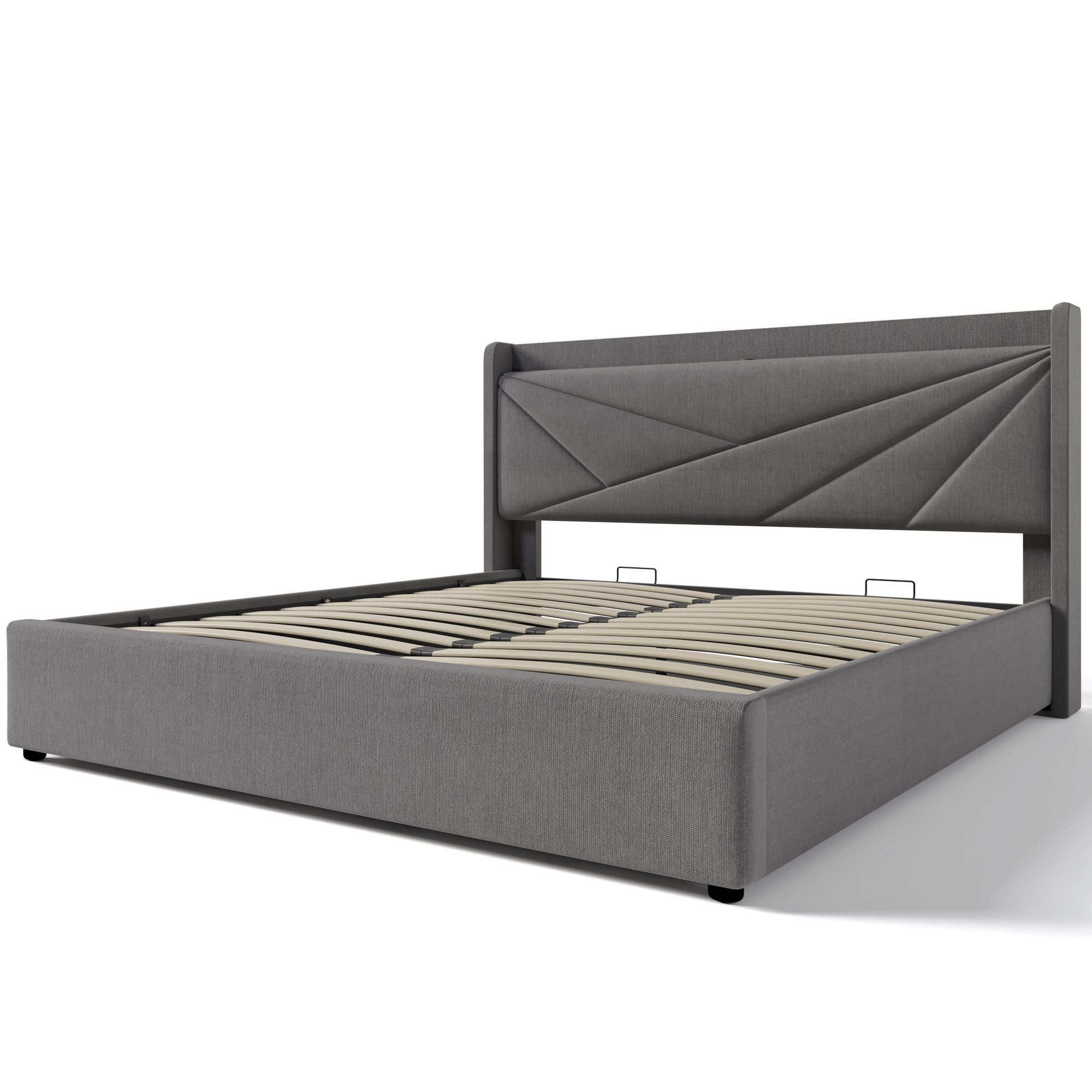 Polsterbett Doppelbett Stauraum Bettkasten mit USB