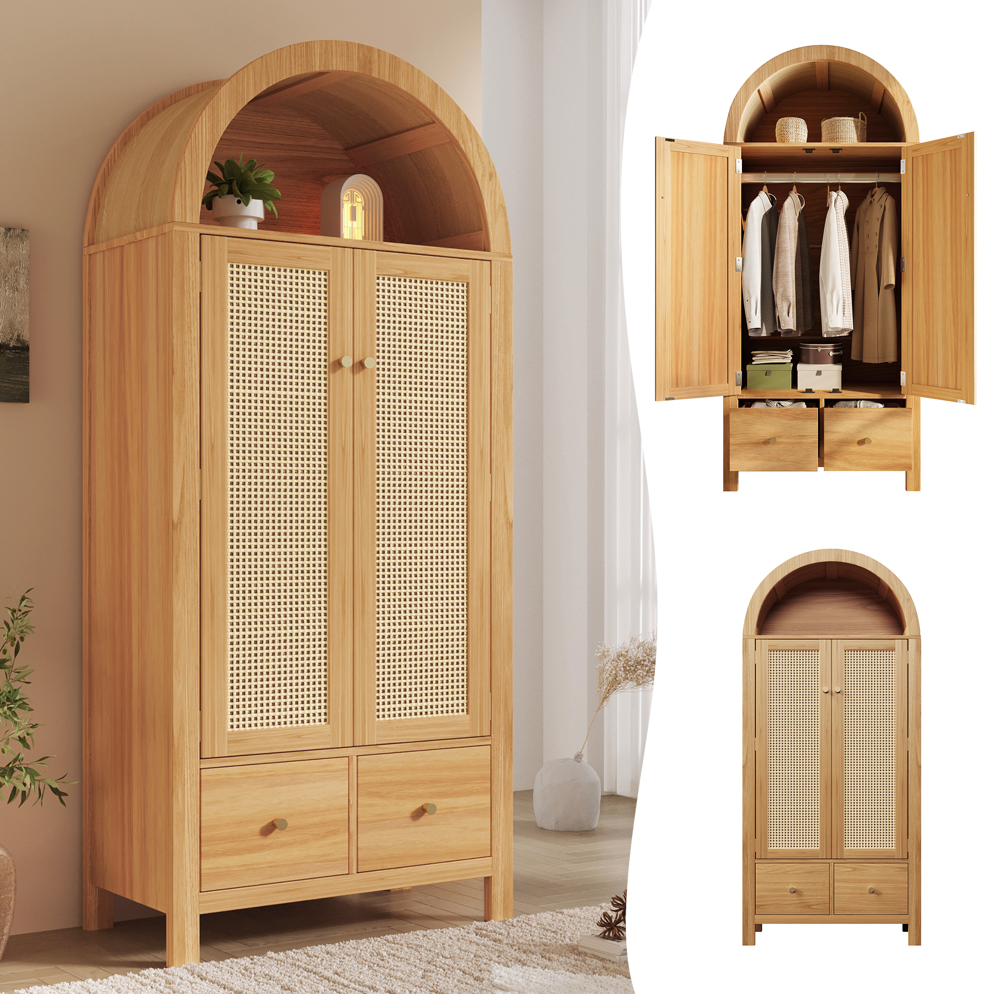 Meuble de rangement chêne