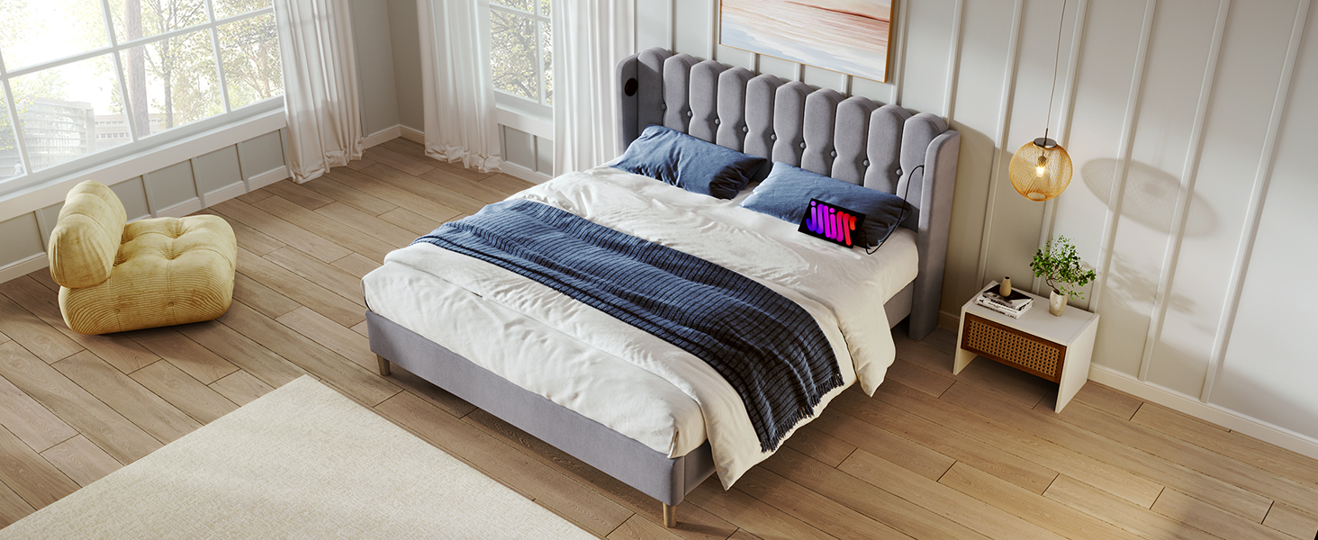 détail ports USB‑Type‑C sur le côté wingback