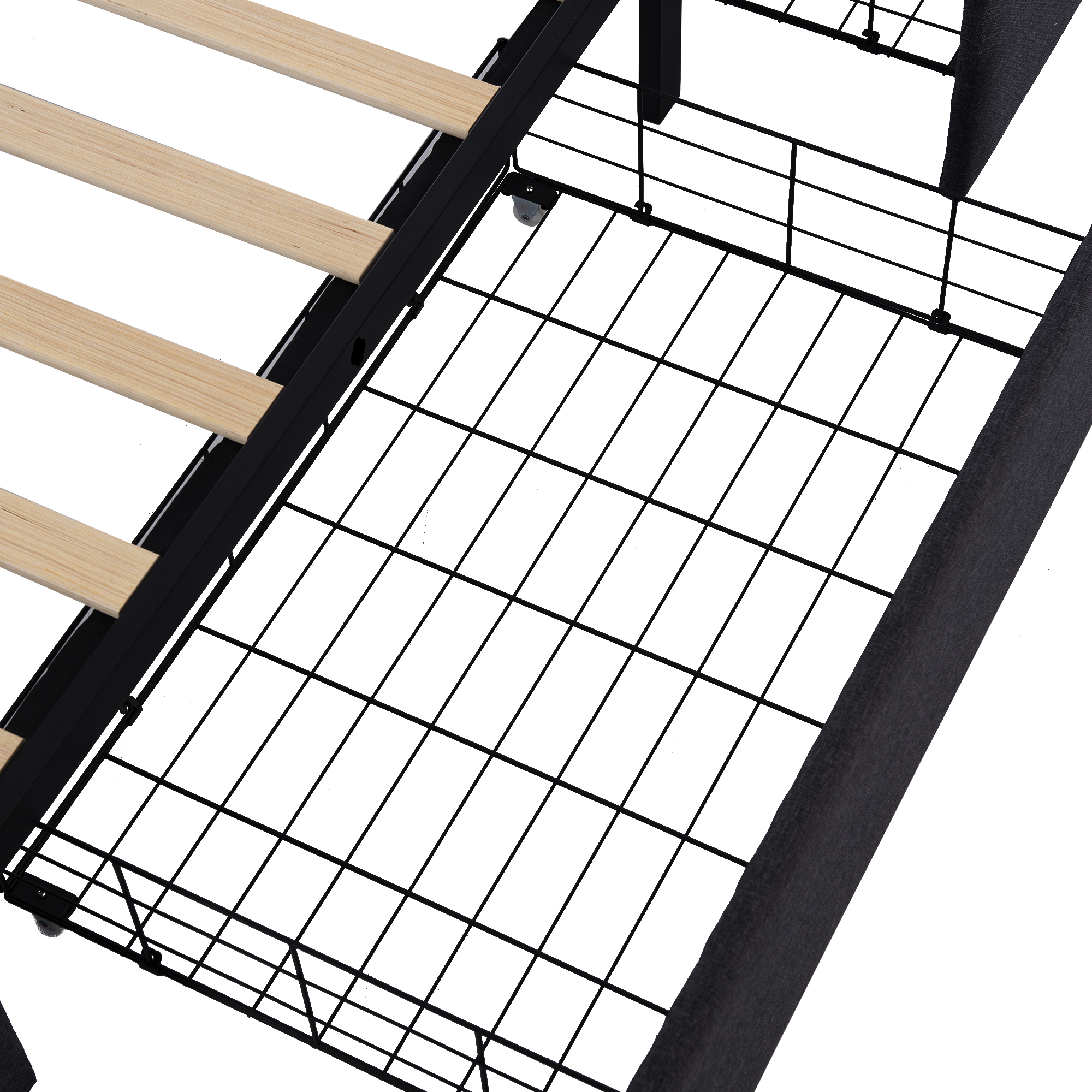 détail tiroirs de rangement modulables