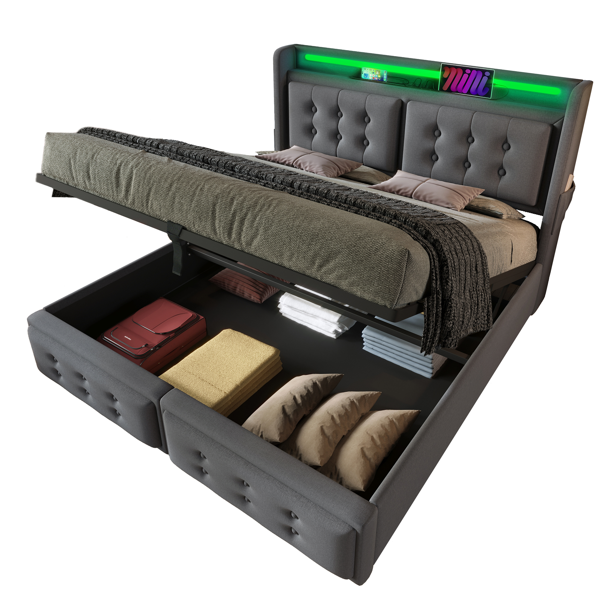 tête de lit prise EU USB Type‑C intégrée