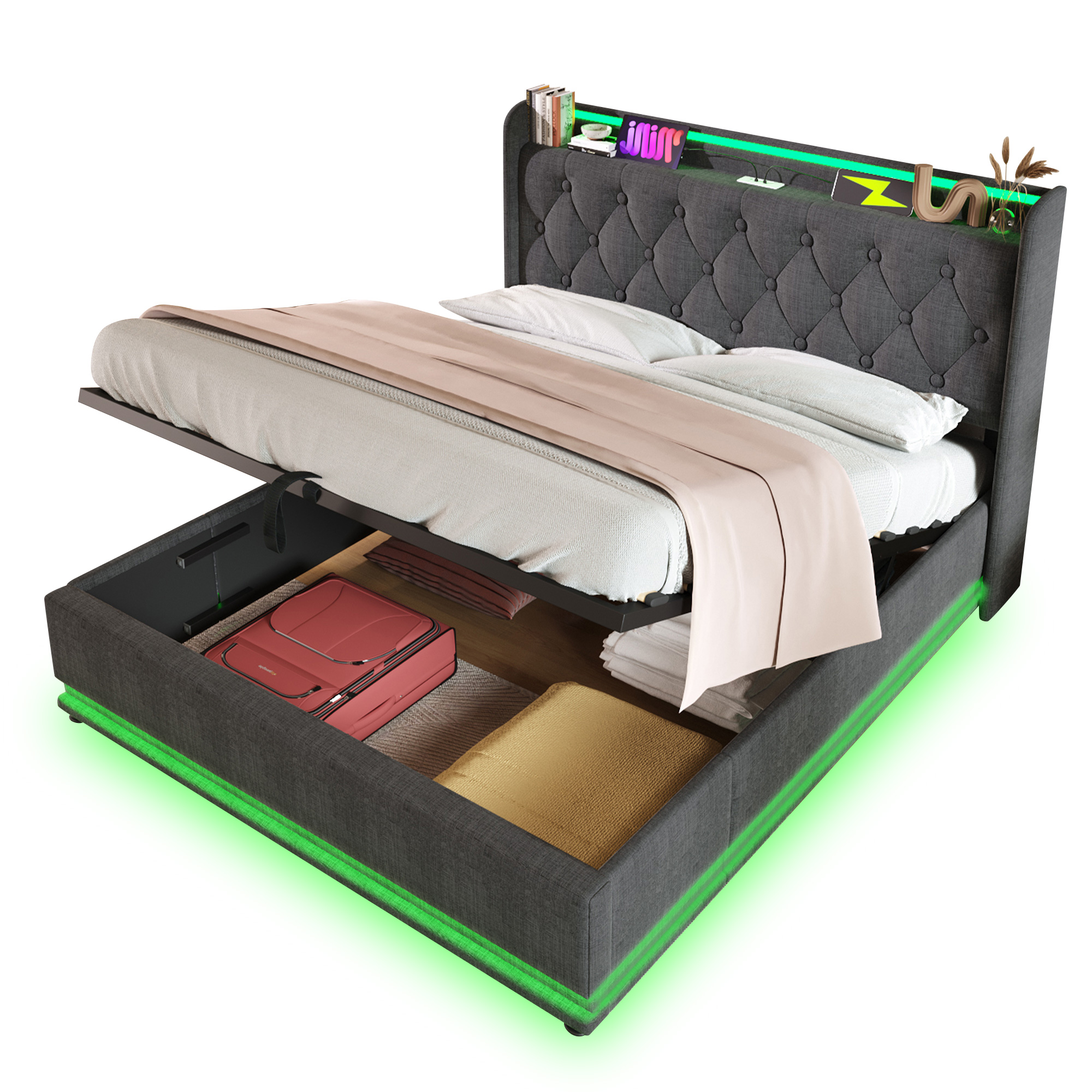 LED minuterie, modes dynamiques, mode musique