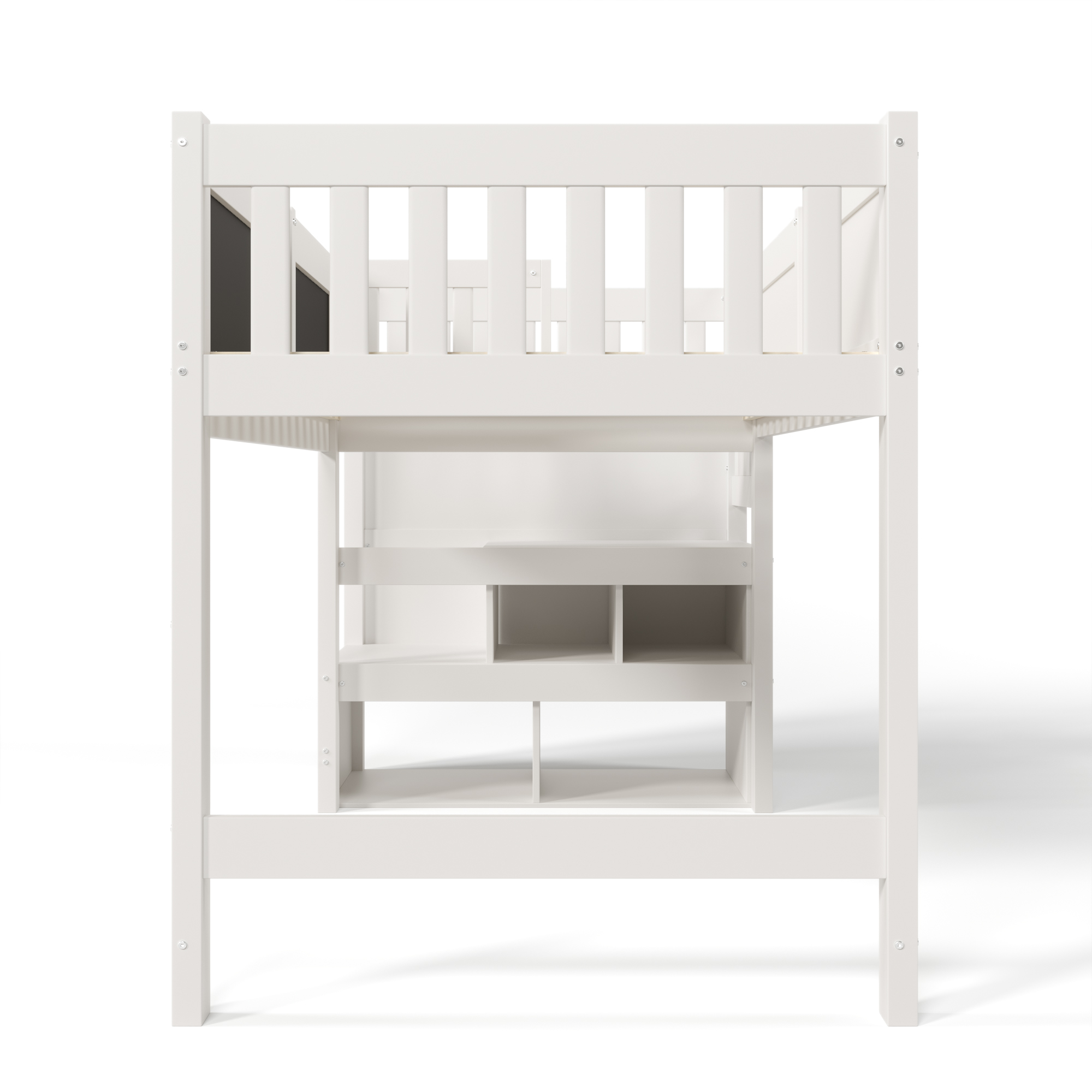 vue perspective complète lit mezzanine enfant