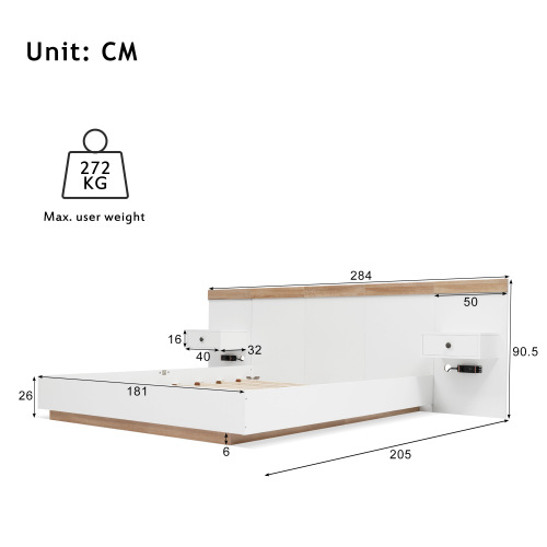 Dimensions du lit