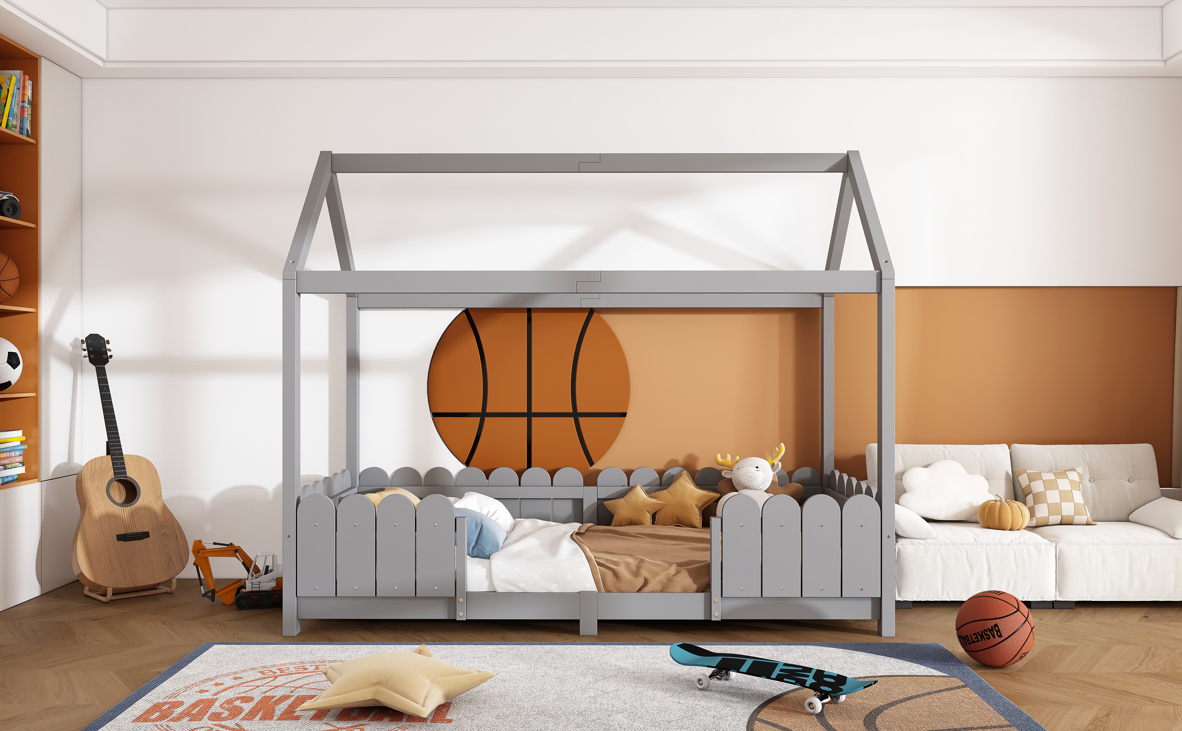 Détail du lit simple