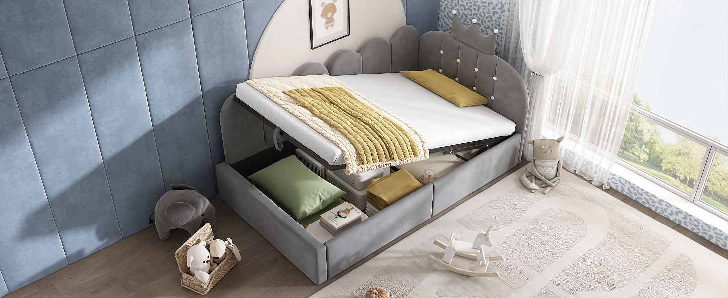Détail du lit banquette