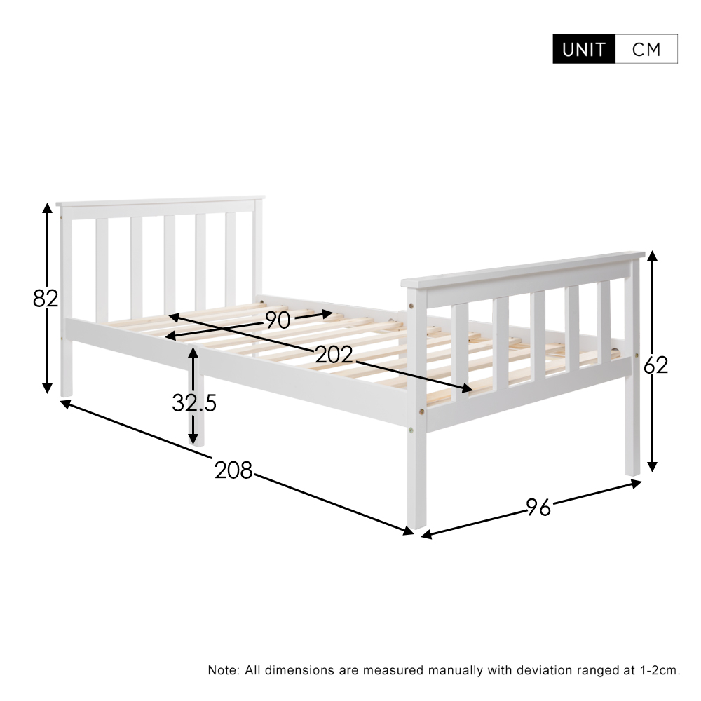 Dimensions du lit simple