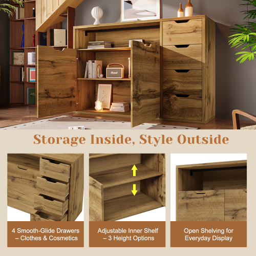 Rangement modulable buffet