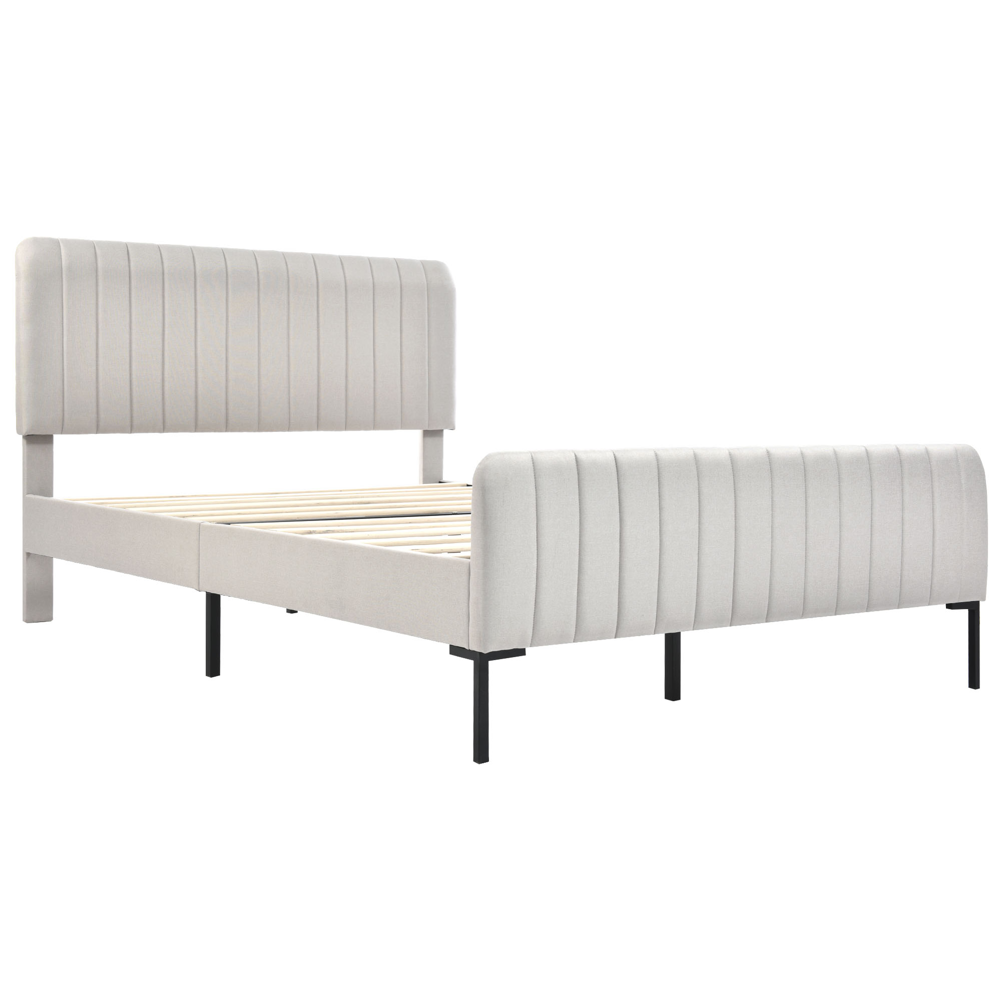 Polsterbett Doppelbett 160 x 200 cm, Bettgestell m