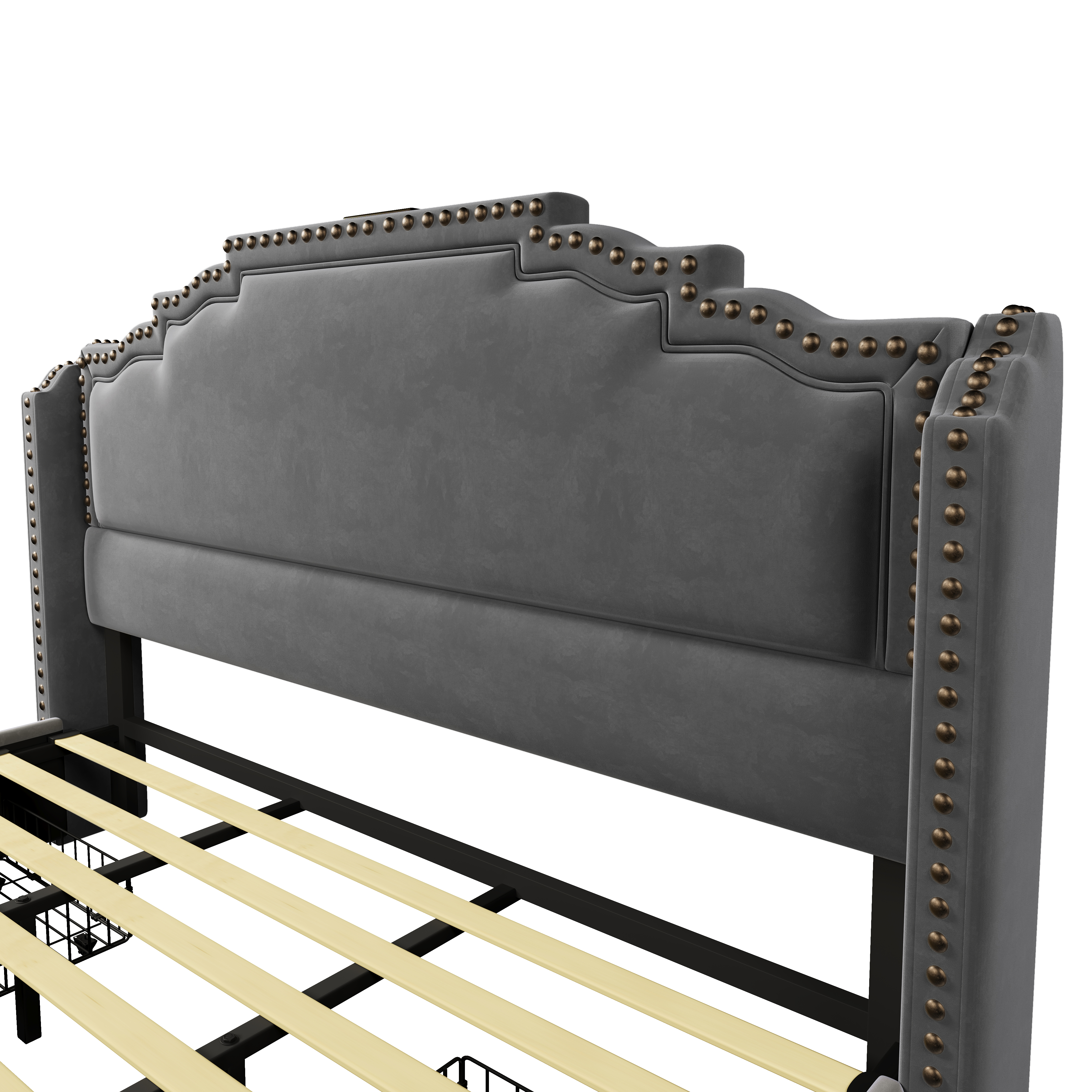 (=AB30981012G)Polsterbett 180×200, Doppelbett mit 