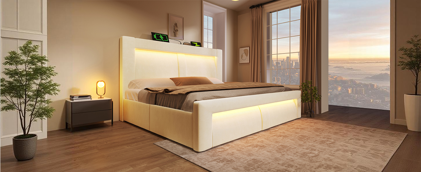 Détail du lit double
