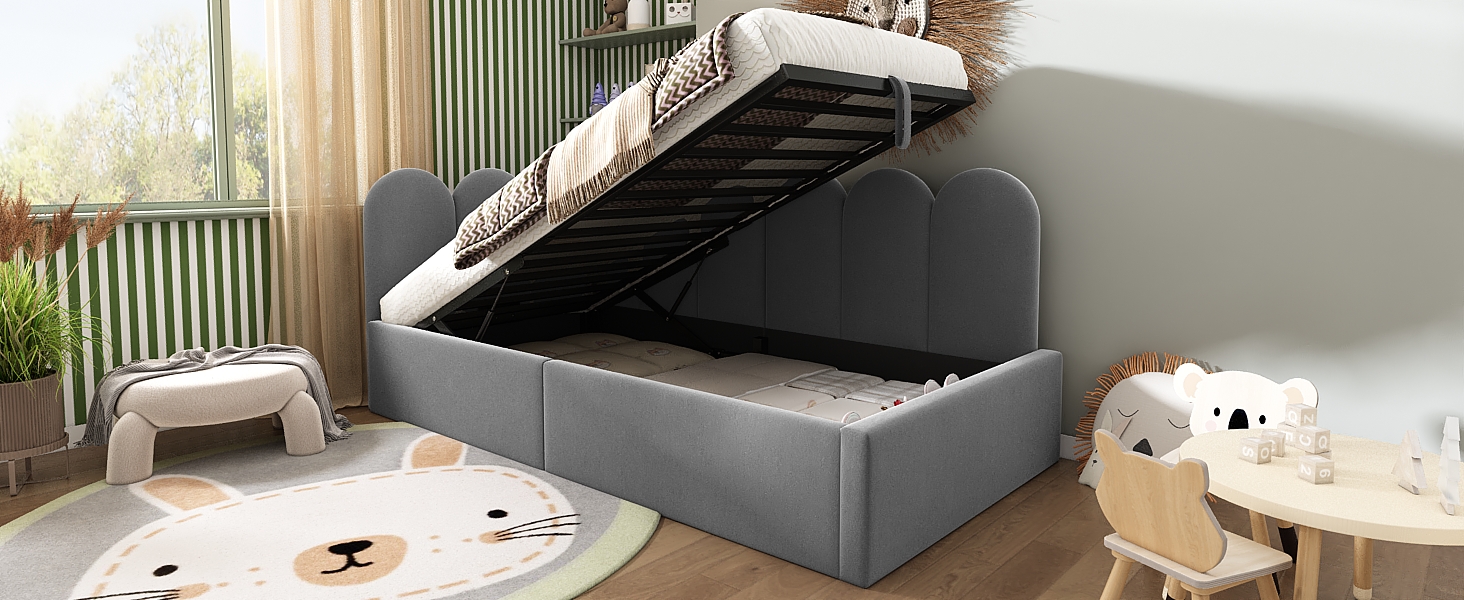 Détail du lit banquette