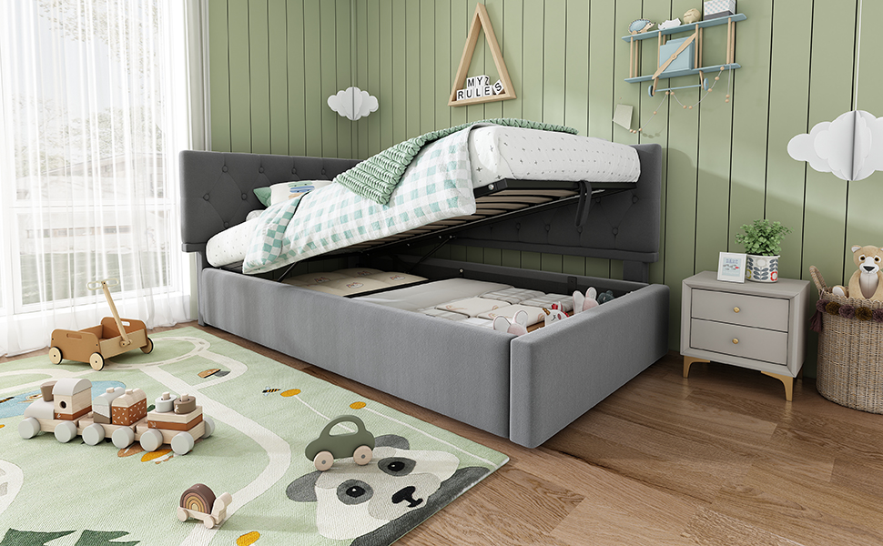 Détail du lit banquette