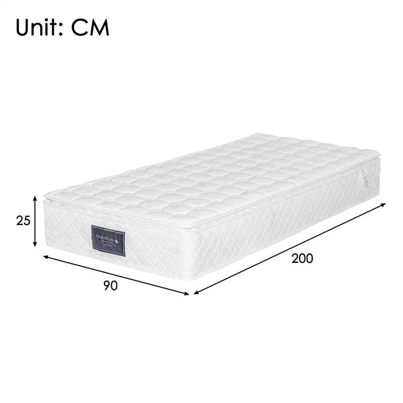 Modernes Polsterbett Einzelbett 90x200cm, Polsterb