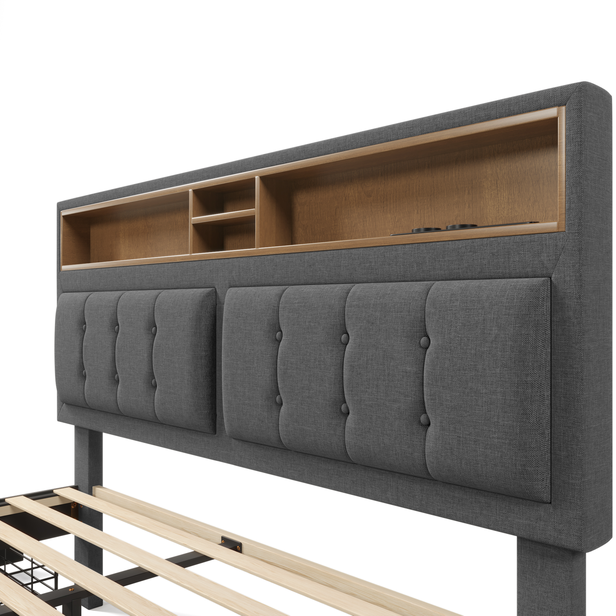 Doppelbett mit  4 Schubladen& USB C Steckdose, Pol