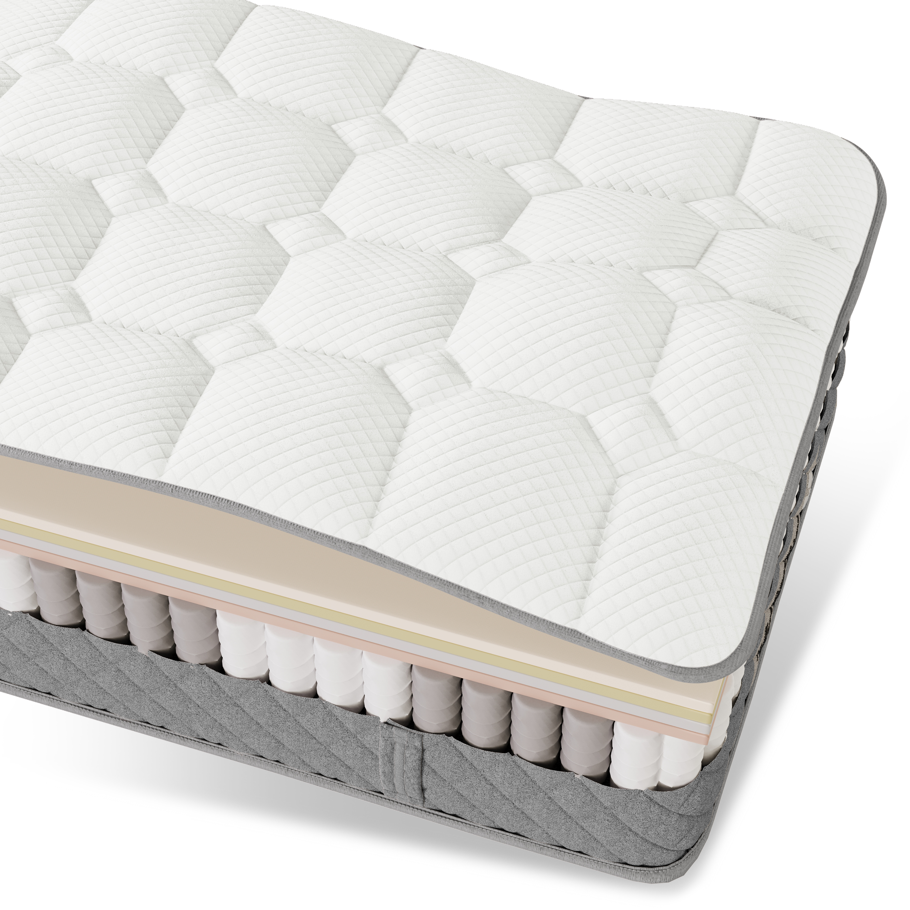 Lit design blanc moderne