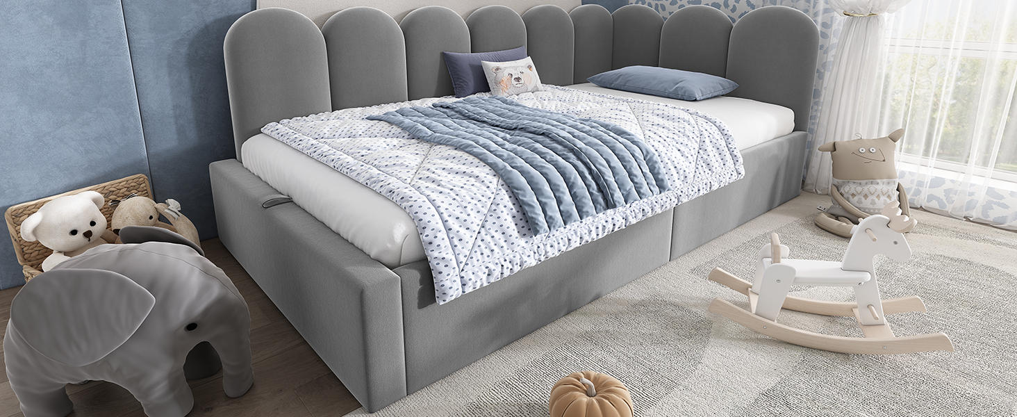 Détail du lit banquette