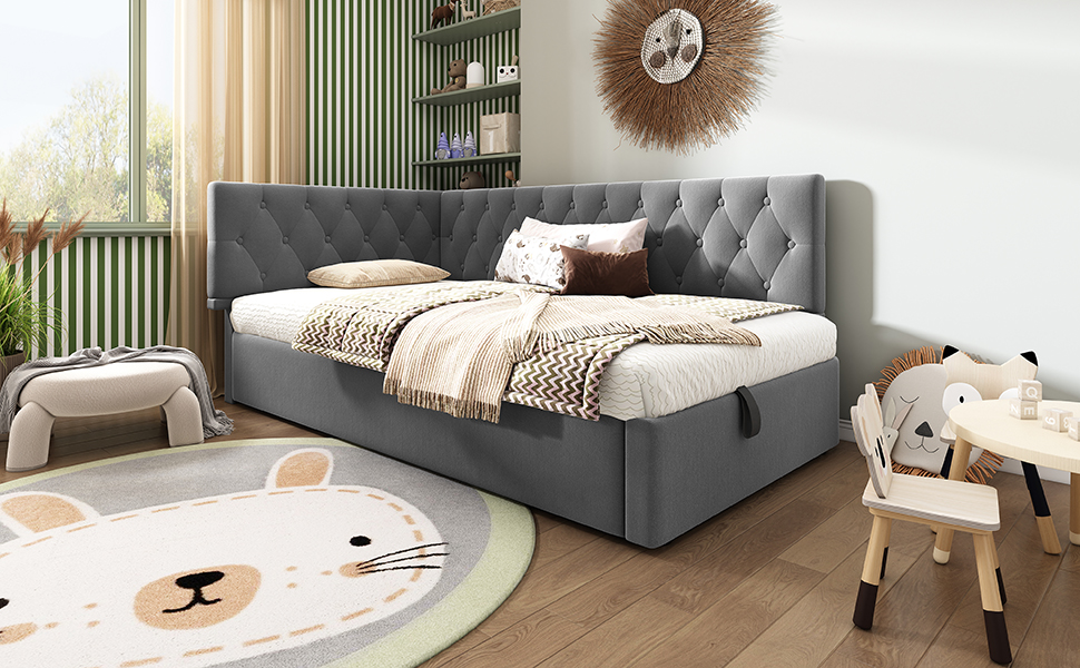 Détail du lit banquette