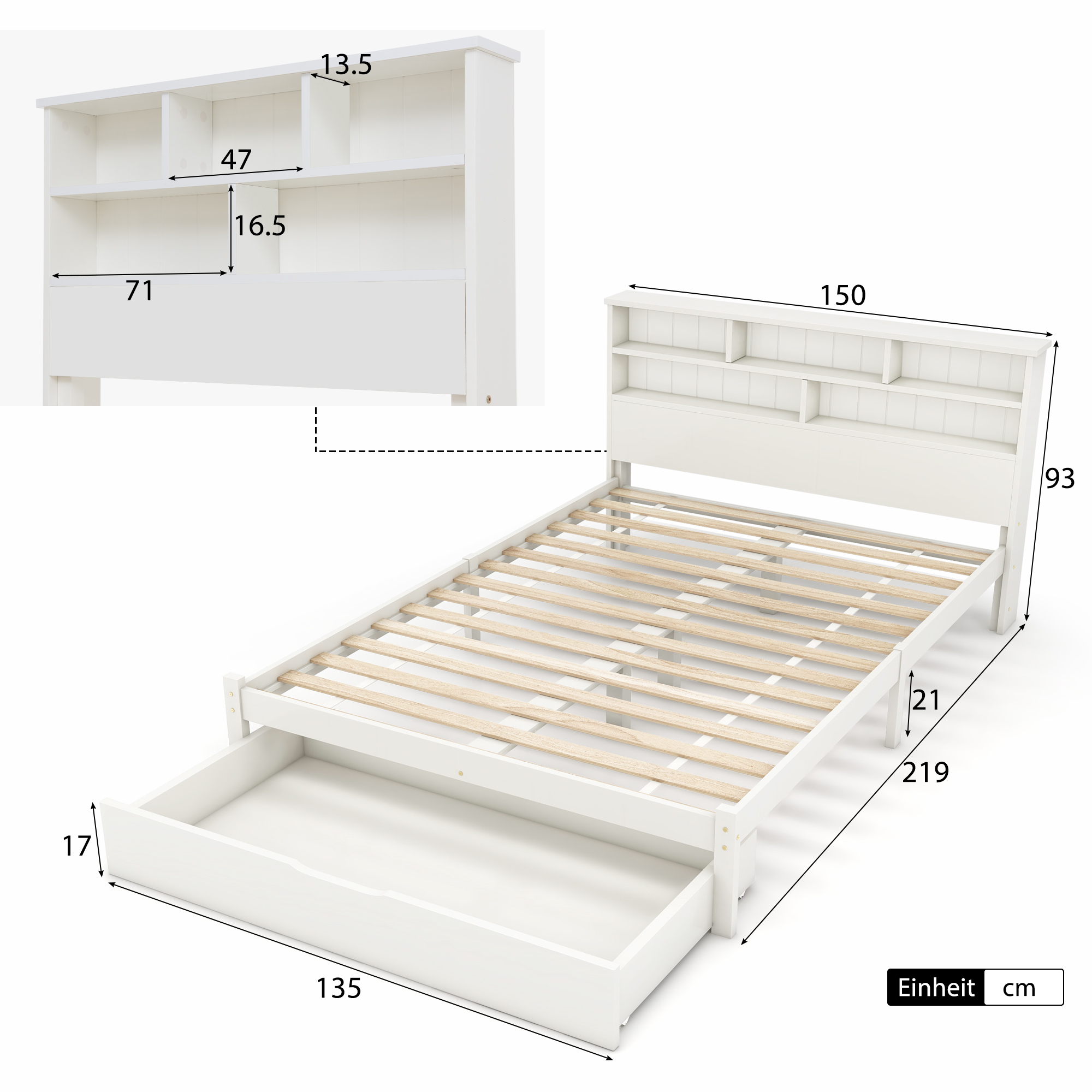 Dimensions du lit double