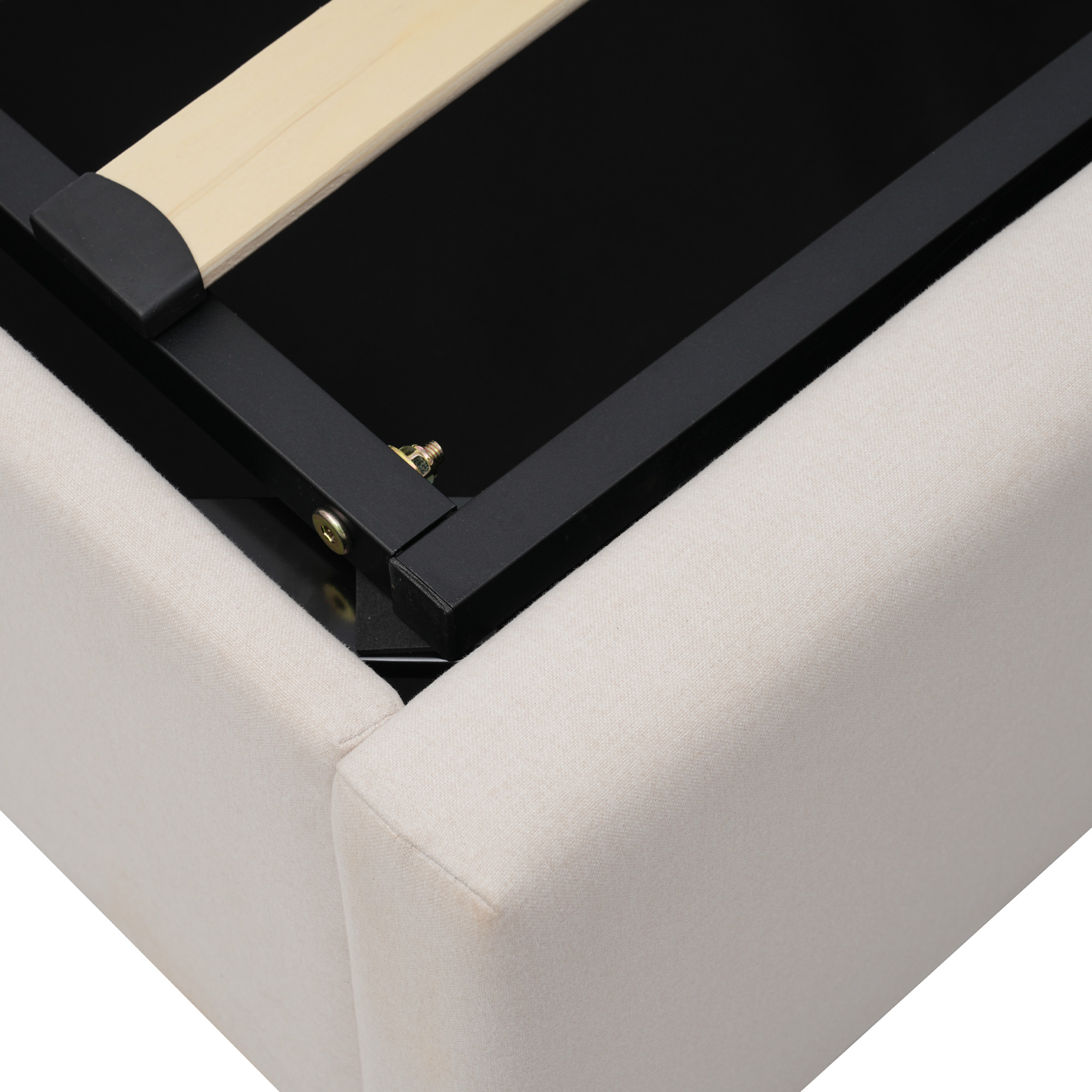 Polsterbett Doppelbett Stauraum Bettkasten mit USB