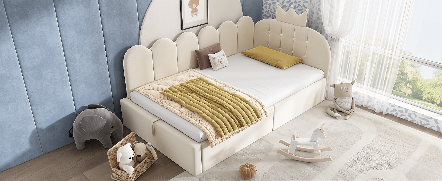 Détail du lit banquette