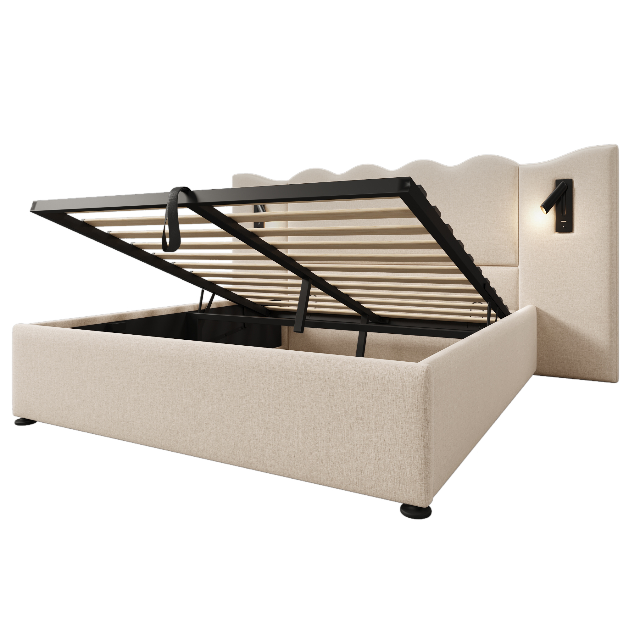 ports USB‑Type‑C intégrés sur lampe