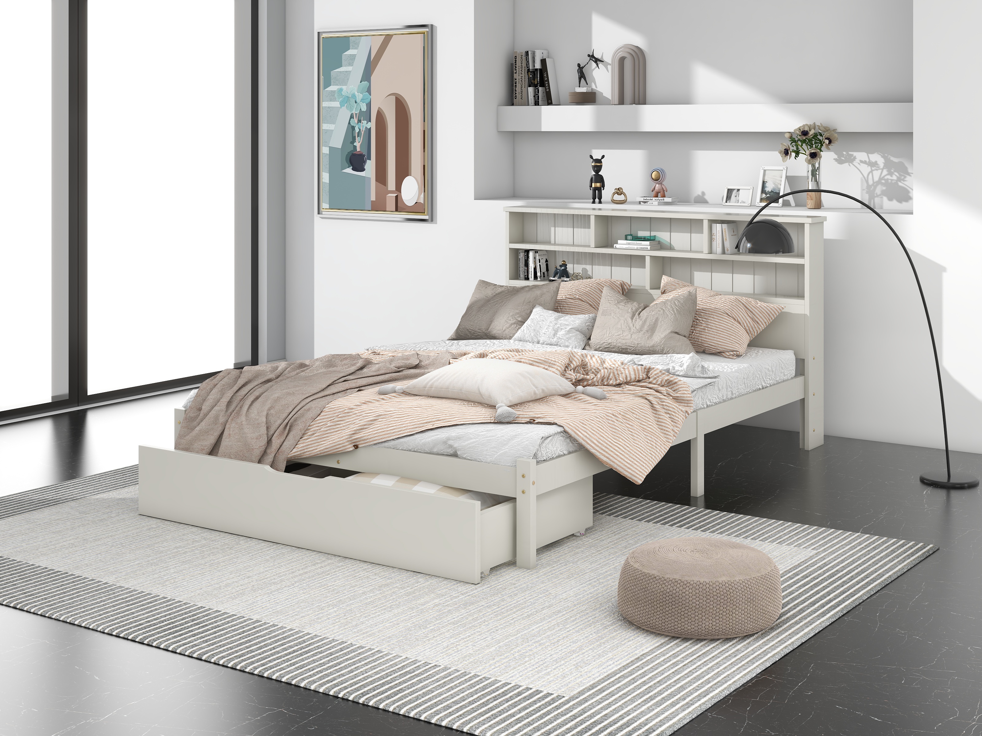 Détail du lit double