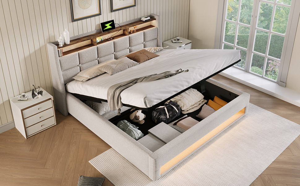 détail butoir anti‑glissement matelas