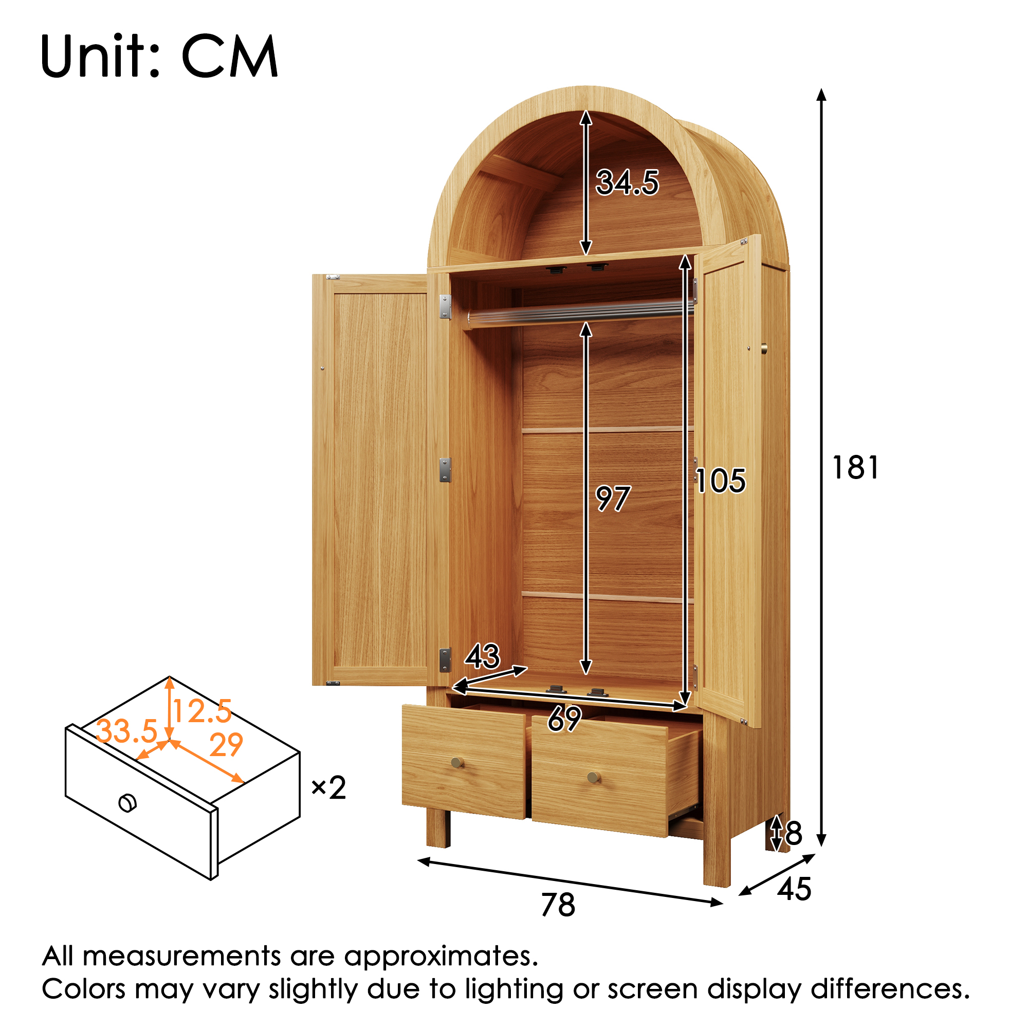 Points forts meuble rangement