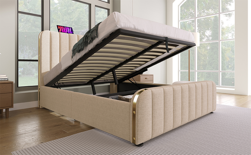 Présentation du lit rembourré