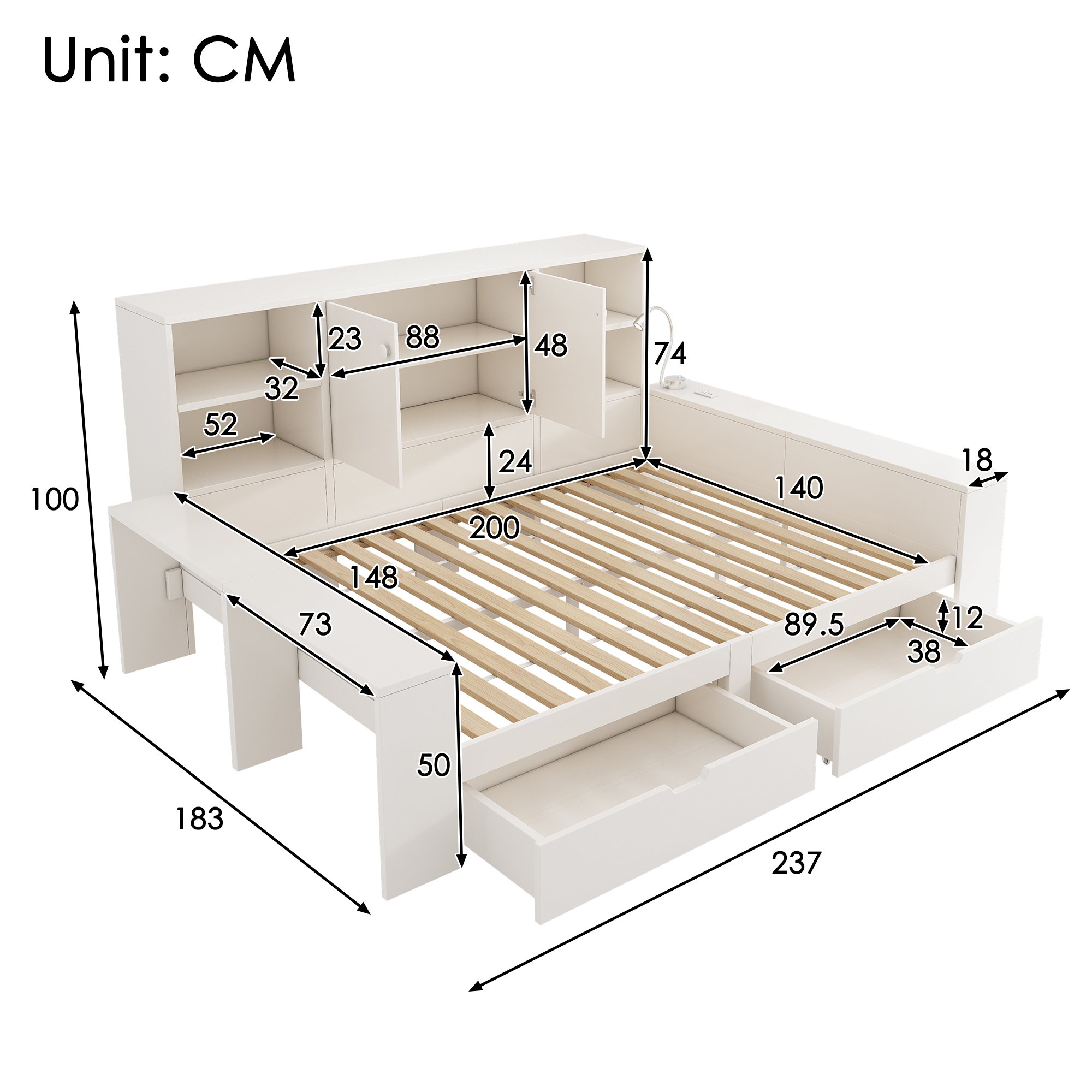 Schéma dimensions