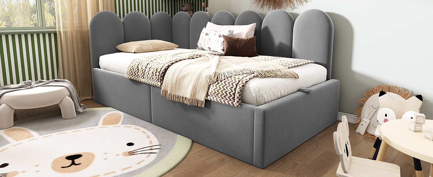 Détail du lit banquette