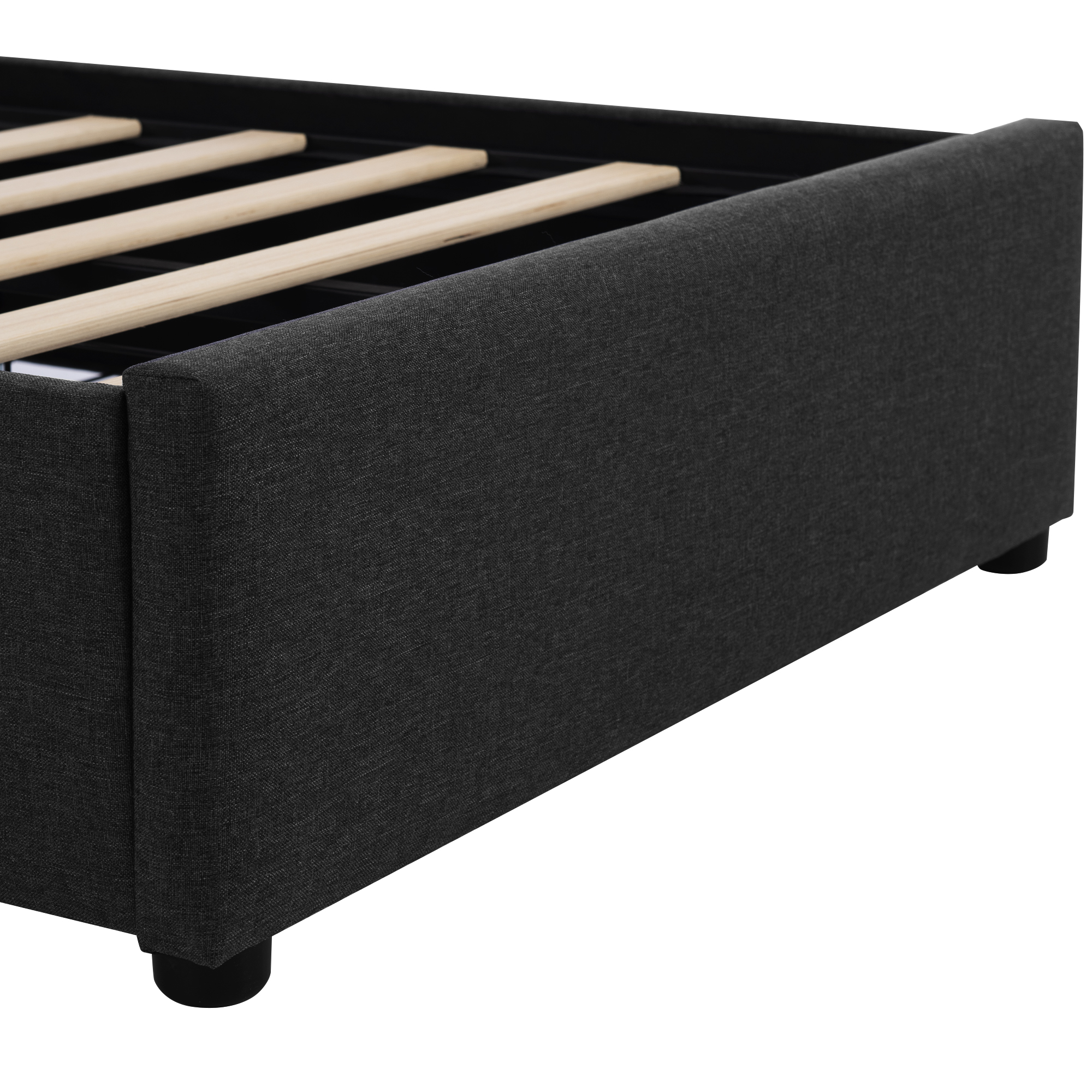 matelas à ressorts ensachés, housse double‑toile polyester 100 % 200g/m²
