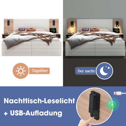 Lampe pivotante et port USB