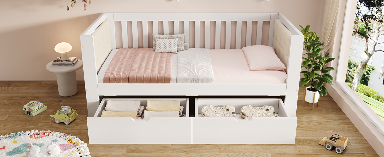 Détail du lit banquette