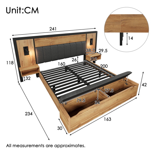 Dimensions du lit