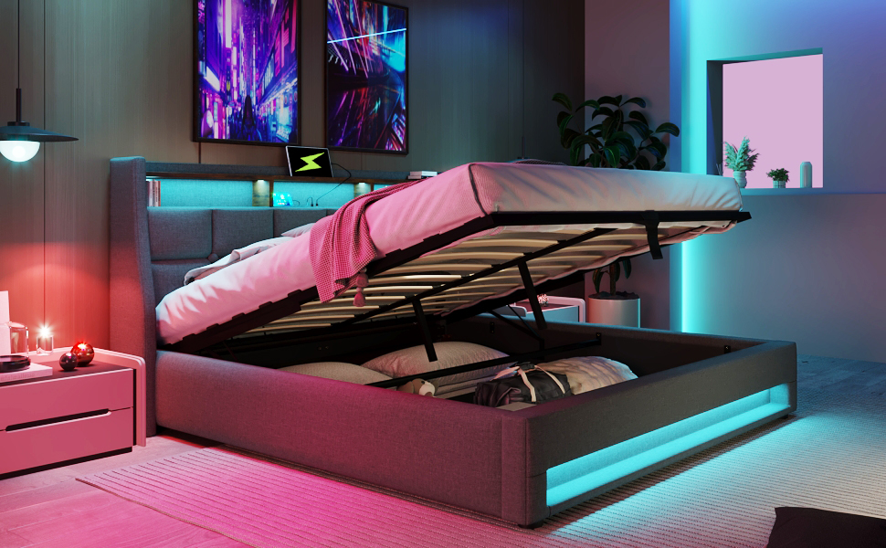 détail butoir anti‑glissement matelas