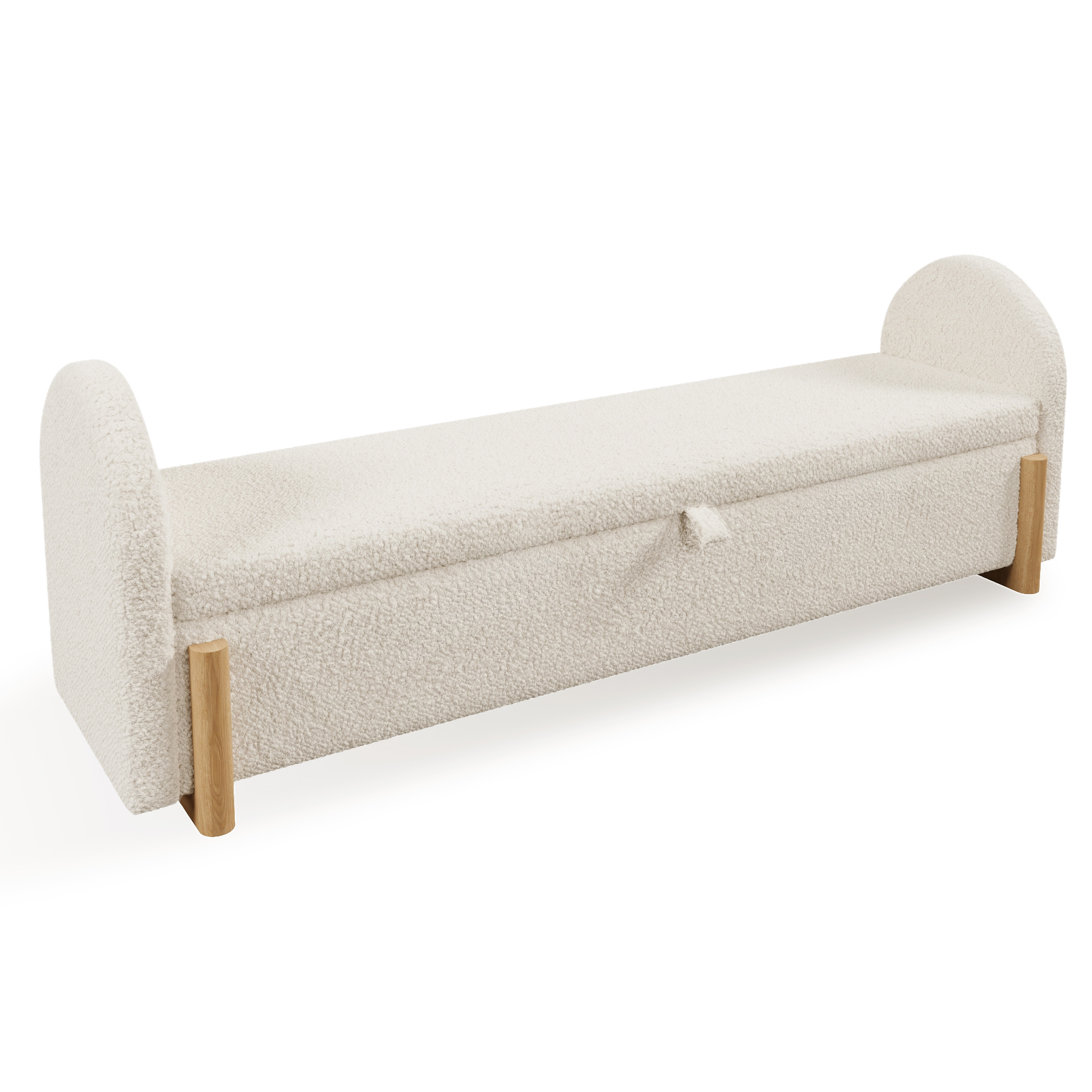 détail tissu bouclé