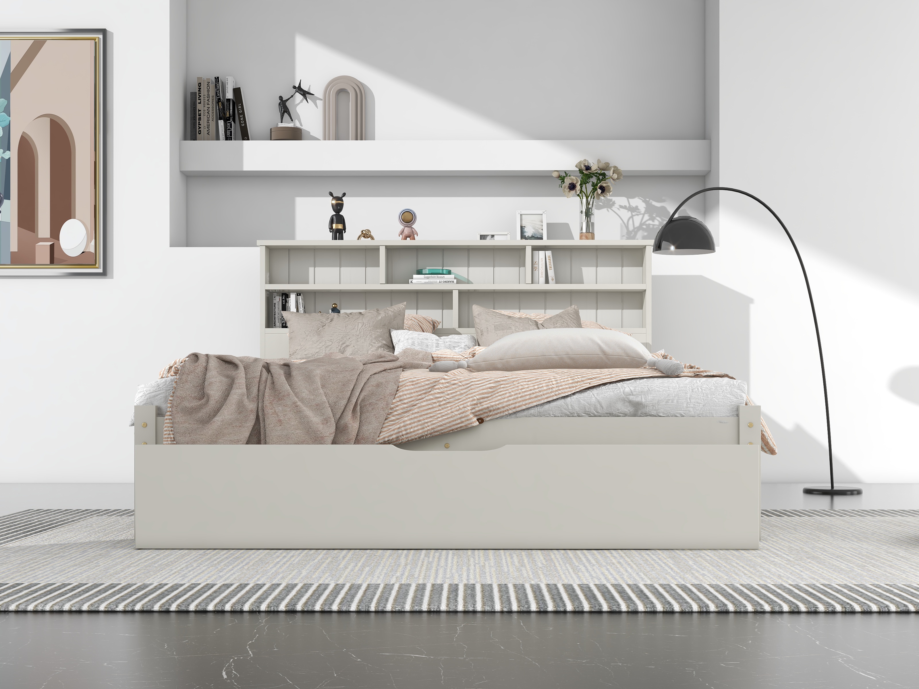 Détail du lit double