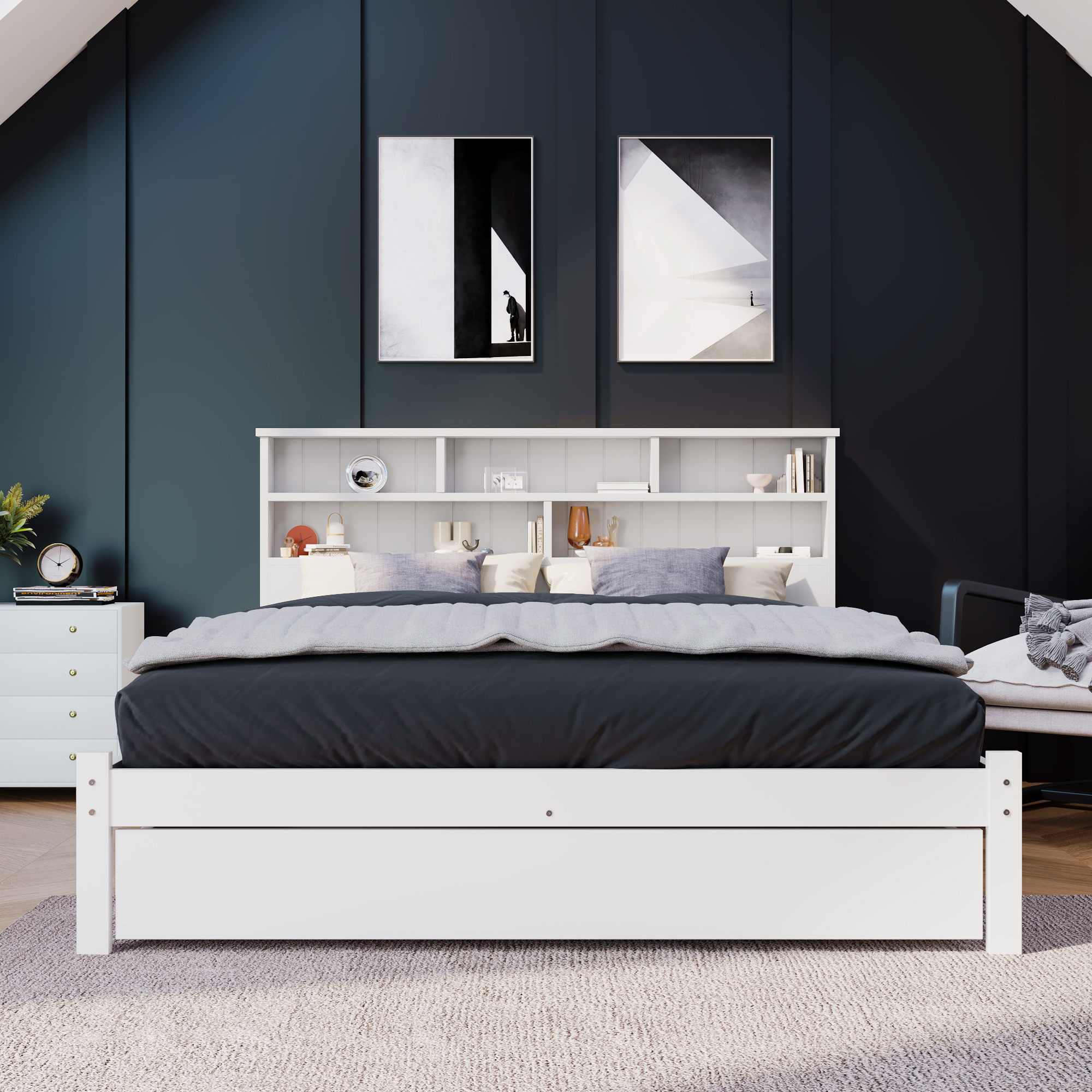 Vue principale du lit double