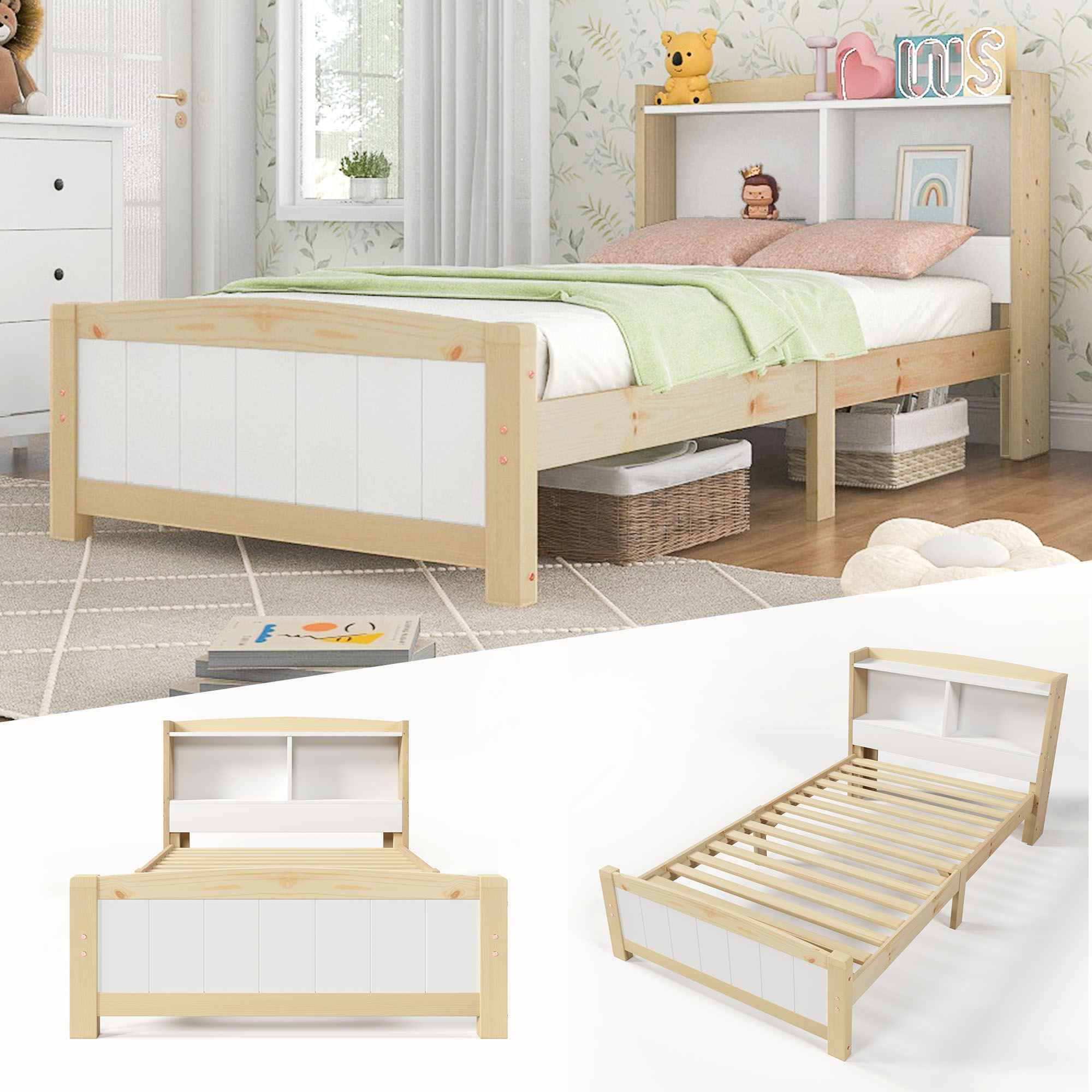 Vue principale du lit simple