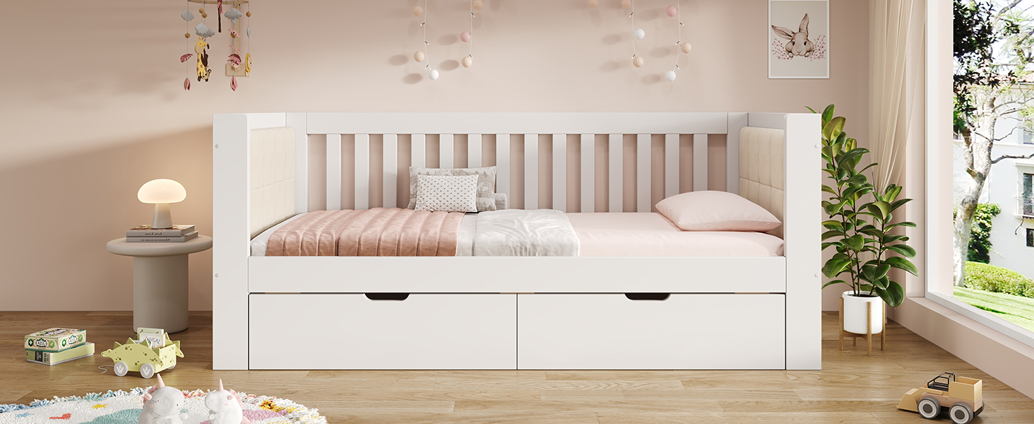 Détail du lit banquette