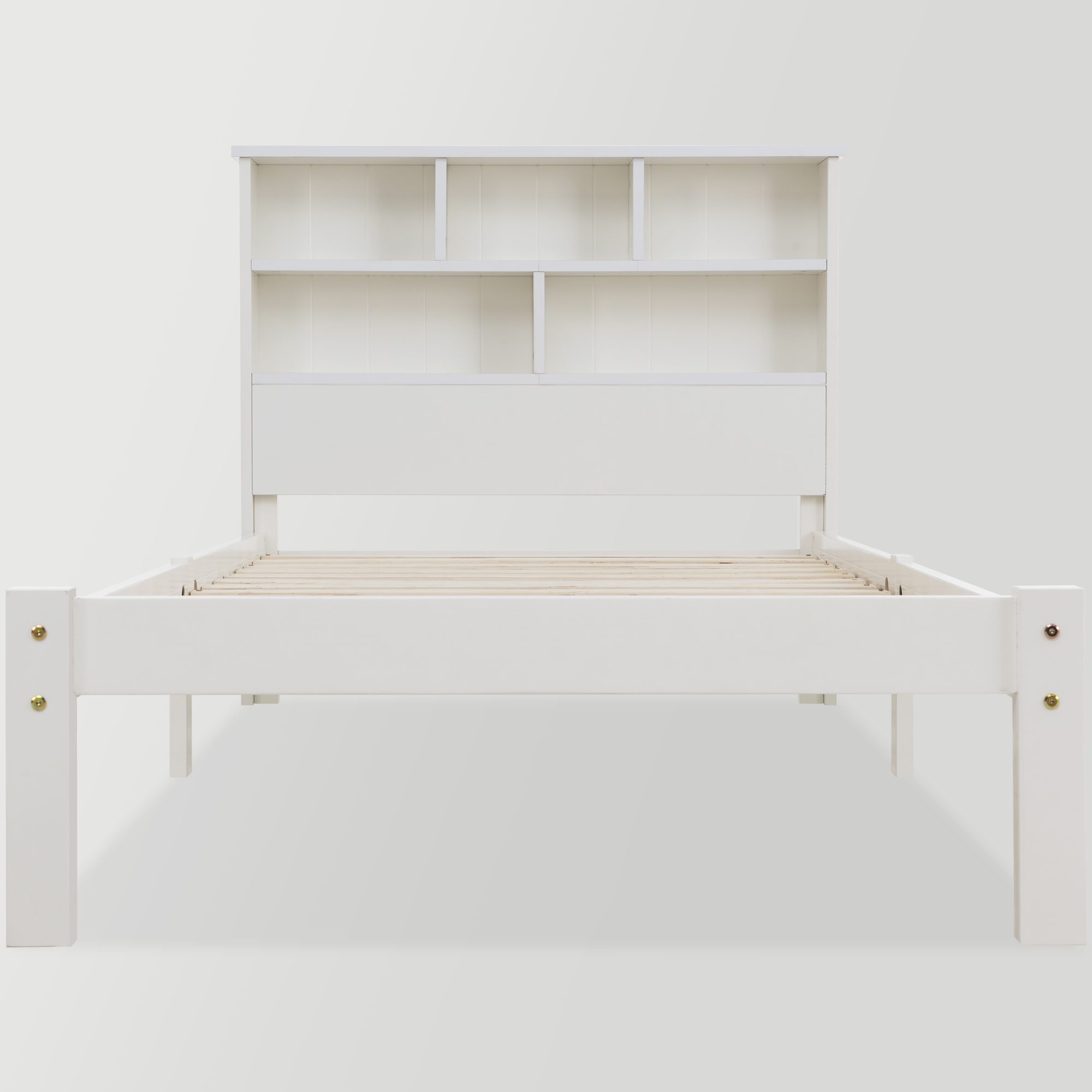 Lit enfant, avec tiroirs, 90 x 200 cm, bois massif, blanc - vue 7