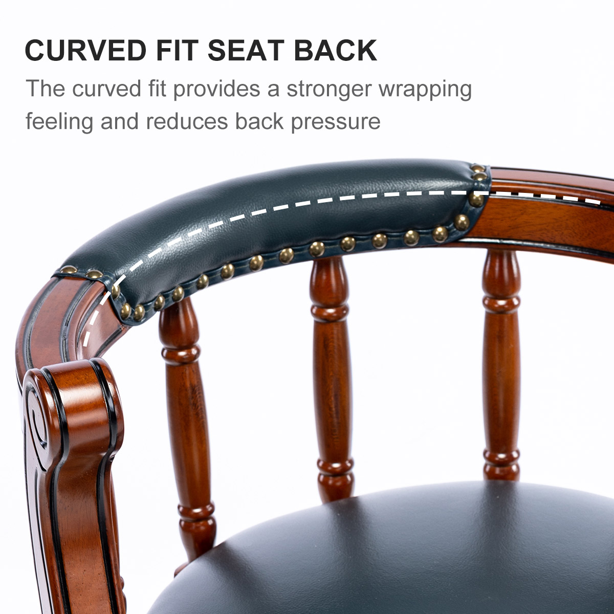 tabouret de bar assise recouverte de cuir de vache, rembourrage mousse haute densité
