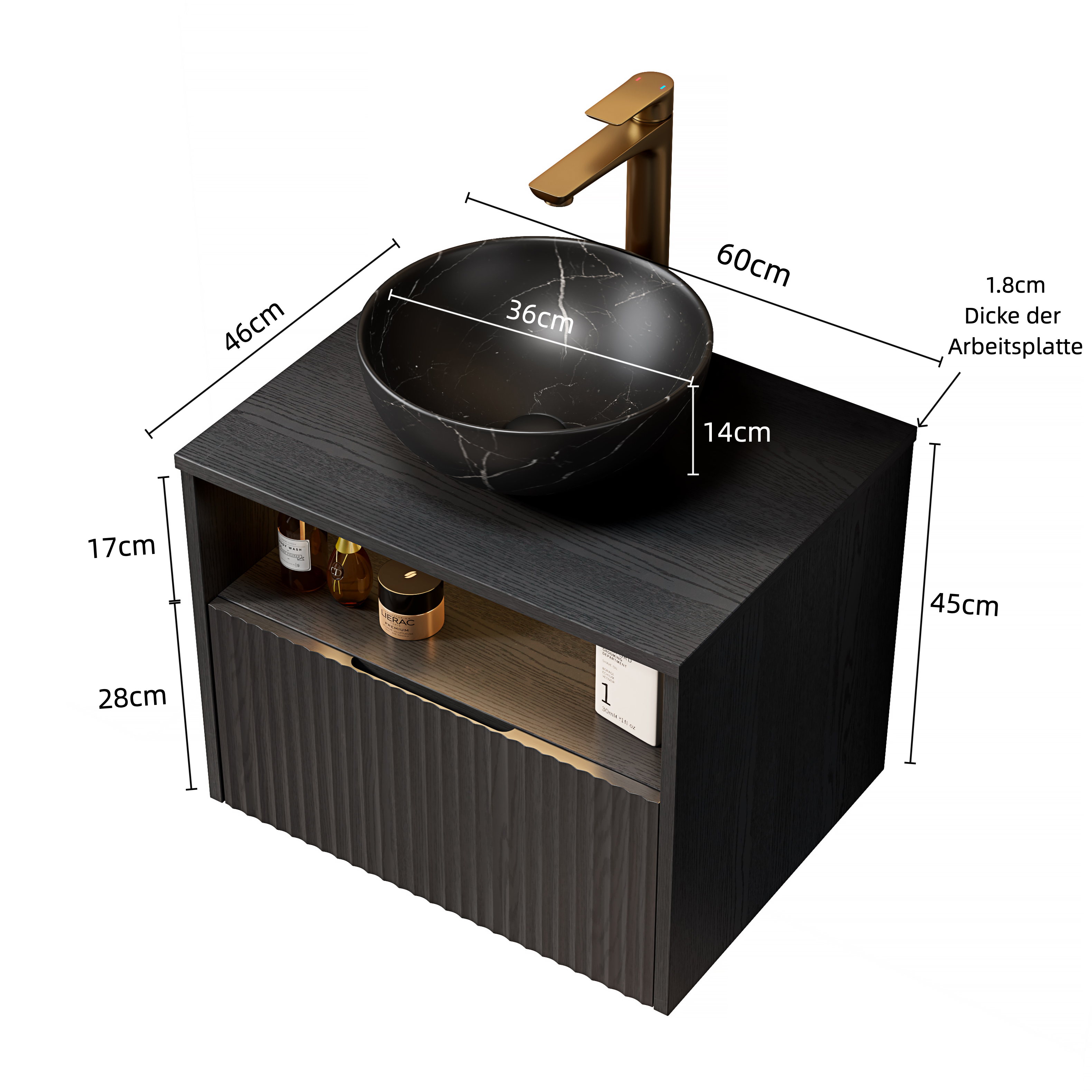 Dimensions du étagère